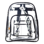 LM213<br>Deluxe 17" See-through clear 0.5mm PVC backpack