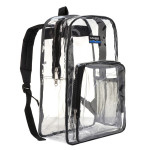 LM222<br>17" Heavy Duty Clear Classic School Backpack for Security Checkpoint