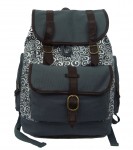RT101<br>18" Printed Canvas Computer Daypack fits 15" Laptop