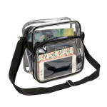 RT139<br>Clear PVC Stadium Approved Small Shoulder Bag