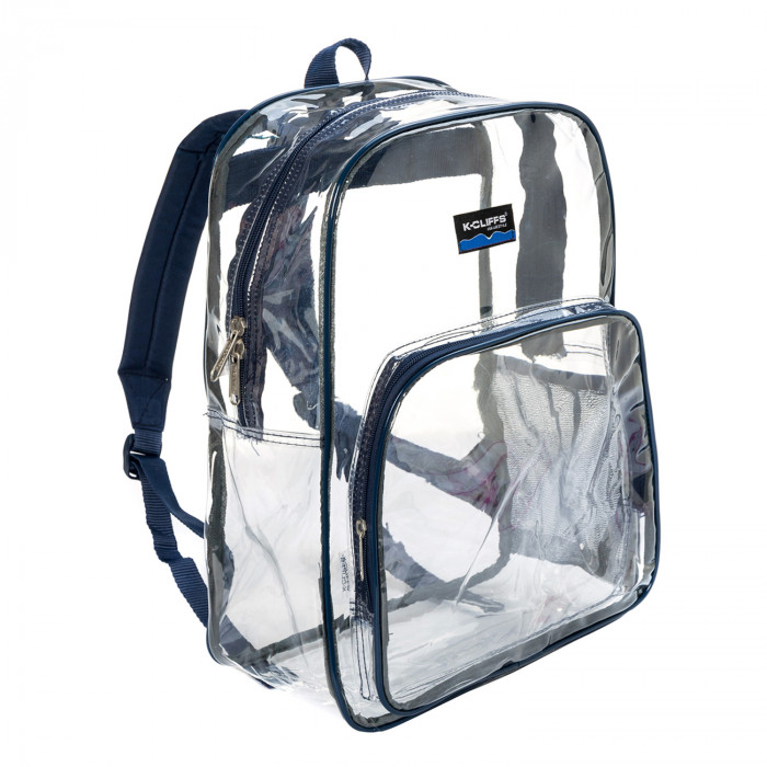 Heavy Duty Clear Classic School Backpack for Security Checkpoint by ...
